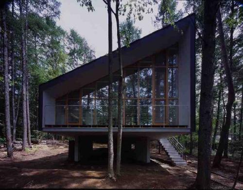 日本人的神秘居所 森林周末度假旅舍