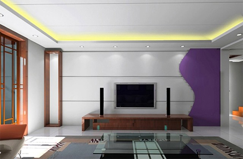 電視背景墻的裝飾方法(2)