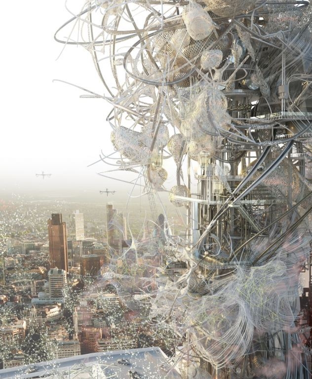 電信塔改造巨型吸塵器