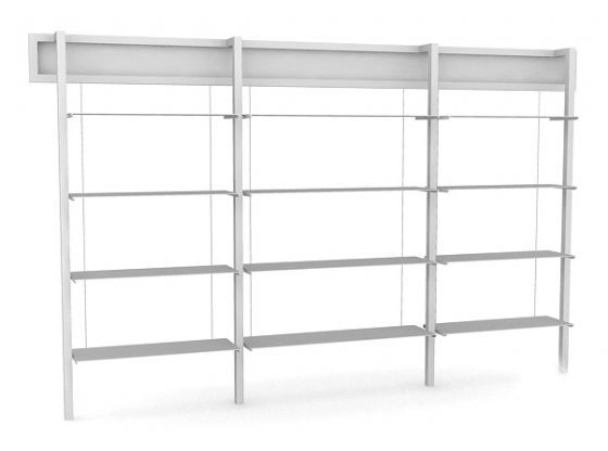 書報(bào)架模型