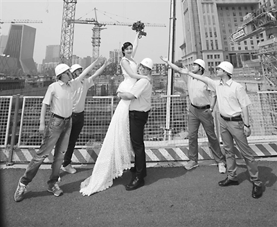 張楠和女友趙倩的婚禮