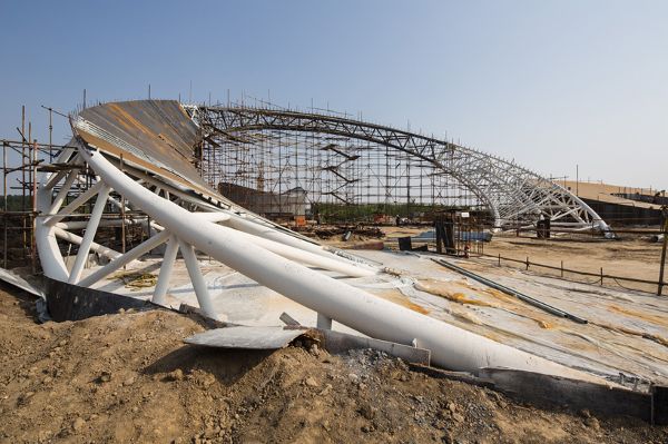 展覽館施工現場