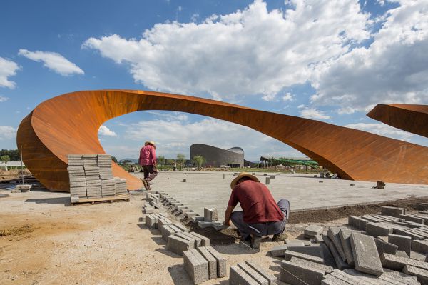 展覽館施工現場