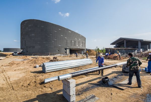 展覽館施工現場