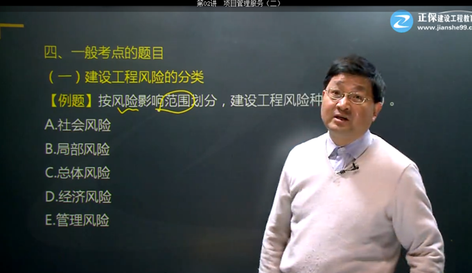 2017年監(jiān)理《理論與法規(guī)》試題點(diǎn)評(píng):建設(shè)工程風(fēng)險(xiǎn)管理
