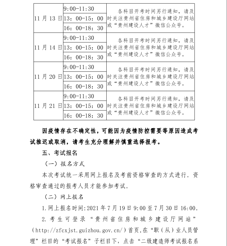 貴州二建報名通知-6 貴州二建報名通知-6