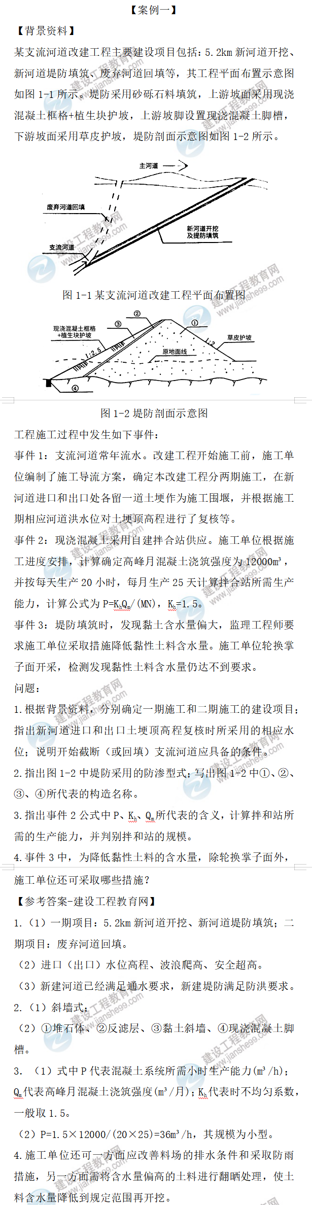 二建試題解析 二建試題解析