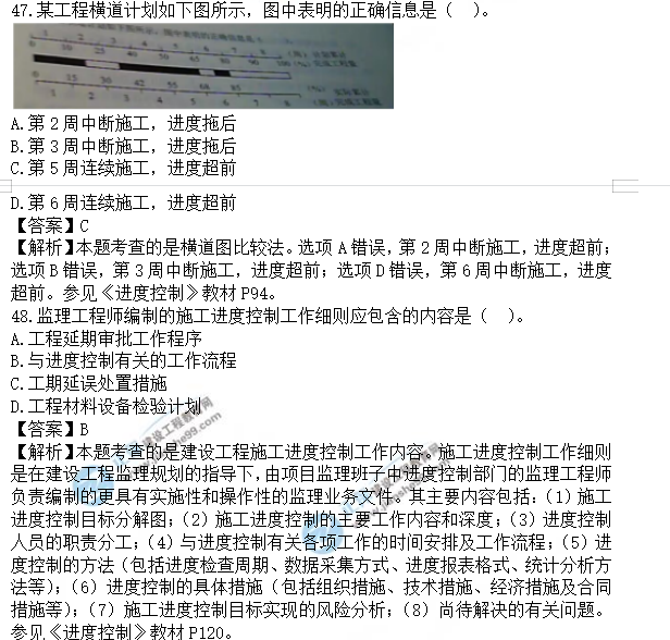 土建控制真題及答案47-48 土建控制真題及答案47-48