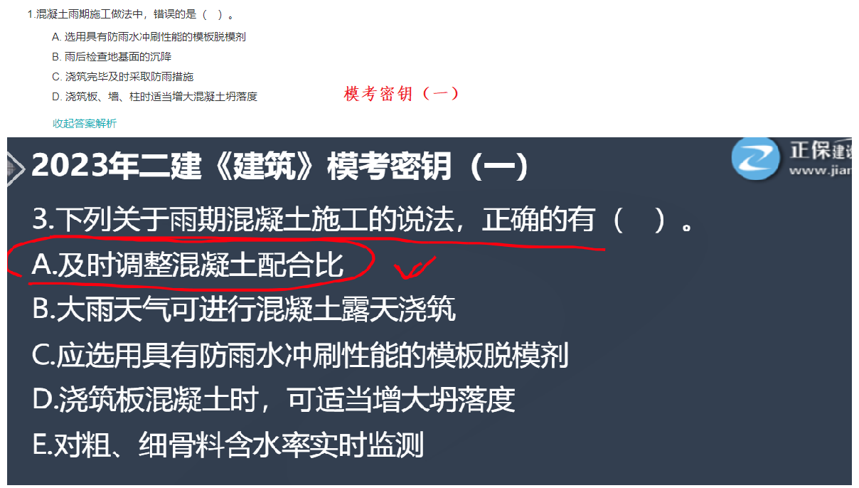 建筑實(shí)務(wù)考情分析1 建筑實(shí)務(wù)考情分析1